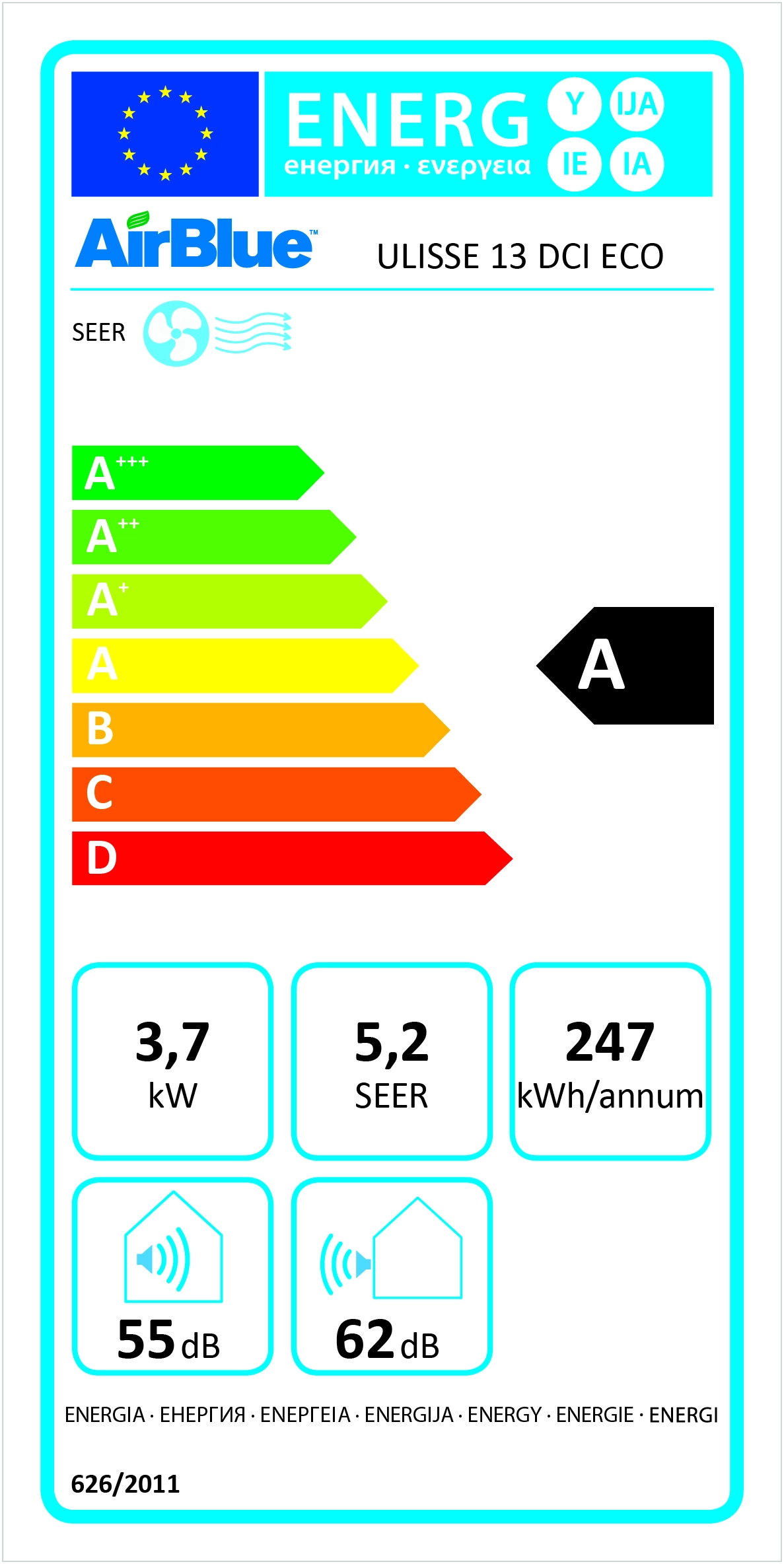 AirBlue Ulisse 13 DCI ECO